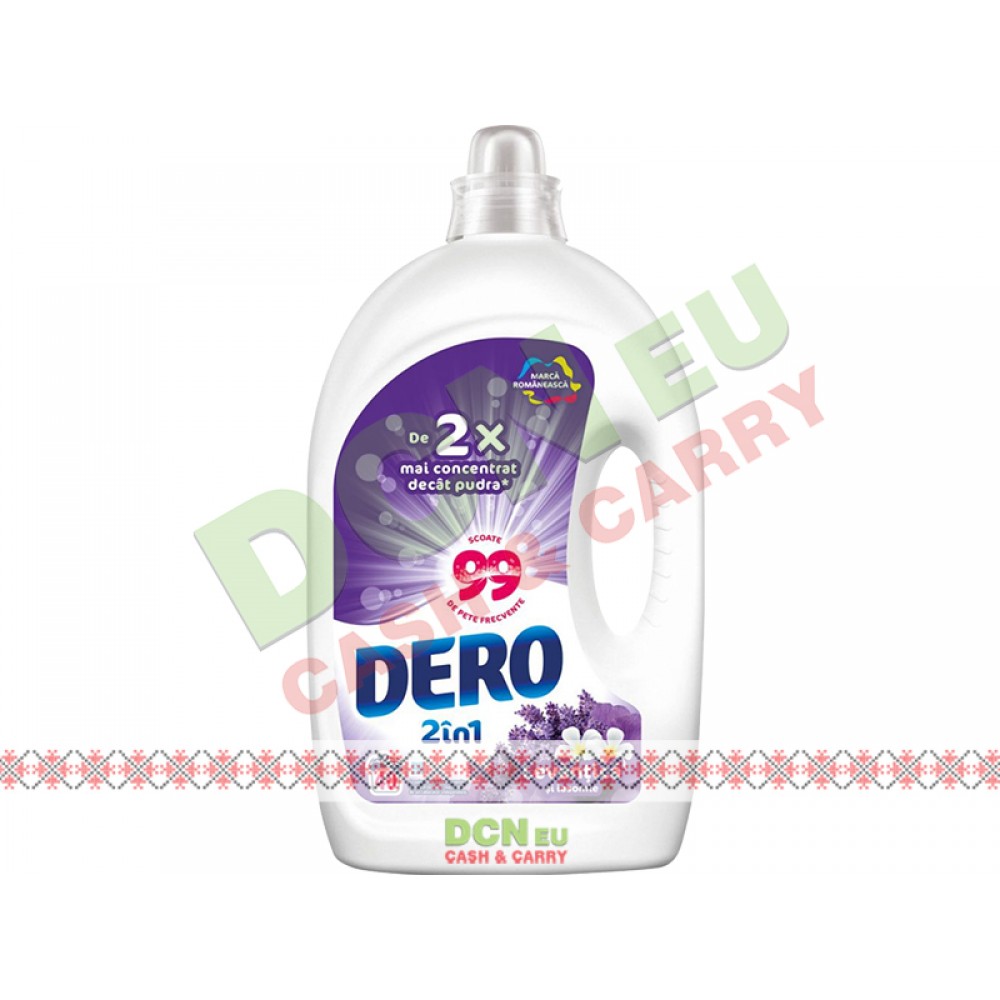 DERO LICHID 2L 2IN1 LEVANTICA SI IASOMIE 40SP Detergent